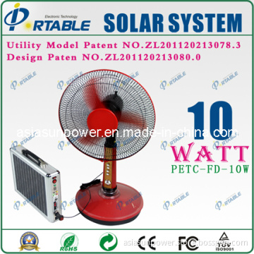 10W PV Portable Solar Power System for Home Application (PETC-FDXT-10W)